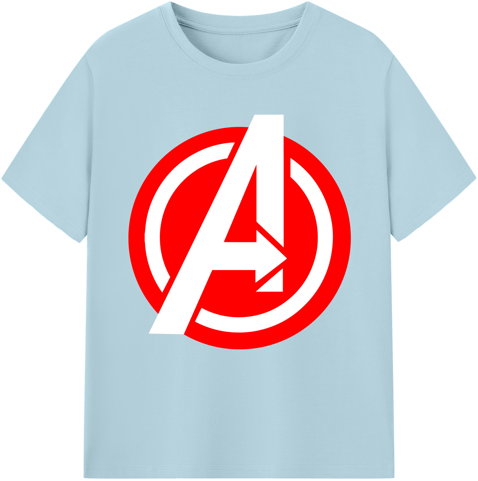 （画像用） アベンジャーズ The Avengers 綿100％半袖Tシャツ（フロントプリント）